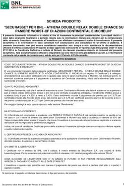 SCHEDA PRODOTTO "SECURASSET PER BNL - ATHENA DOUBLE RELAX DOUBLE CHANCE SU