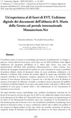 Un'esperienza al di fuori di EVT. L'edizione digitale dei documenti dell'abbazia di S. Maria della Grotta sul portale internazionale Monasterium.Net