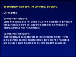 Scompenso Cardiaco / Insufficienza Cardiaca. Definizioni