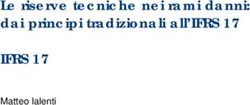 IFRS 17 Le riserve tecniche nei rami danni: dai principi tradizionali all'IFRS 17 - Matteo Ialenti