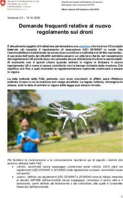 Domande frequenti relative al nuovo regolamento sui droni