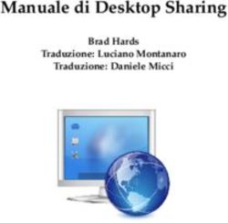 Manuale di Desktop Sharing - Brad Hards Traduzione: Luciano Montanaro Traduzione: Daniele Micci