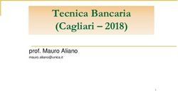 Tecnica Bancaria (Cagliari - 2018) - prof. Mauro Aliano