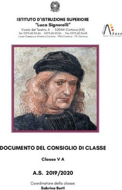 DOCUMENTO DEL CONSIGLIO DI CLASSE - ISTITUTO D'ISTRUZIONE SUPERIORE