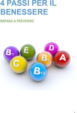 4 PASSI PER IL BENESSERE - IMPARA A PREVENIRE