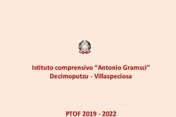 Istituto comprensivo "Antonio Gramsci" Decimoputzu - Villaspeciosa - PTOF 2019 2022 - Istituto Comprensivo Statale ...