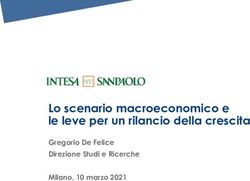 Lo scenario macroeconomico e le leve per un rilancio della crescita - Gregorio De Felice Direzione Studi e Ricerche Milano, 10 marzo 2021 ...