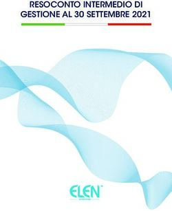 RESOCONTO INTERMEDIO DI GESTIONE AL 30 SETTEMBRE 2021