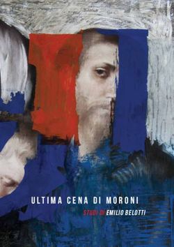 Ultima Cena di Moroni - Studi di Emilio Belotti - Fondazione Credito Bergamasco