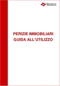 PERIZIE IMMOBILIARI GUIDA ALL'UTILIZZO