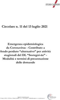 Circolare n. 11 del 13 luglio 2021 - fondo perduto "alternativo" per attivit&agrave; - Studio Campasso