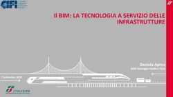 IL BIM: LA TECNOLOGIA A SERVIZIO DELLE INFRASTRUTTURE - DANIELA APREA BIM MANAGER ITALFERR SPA