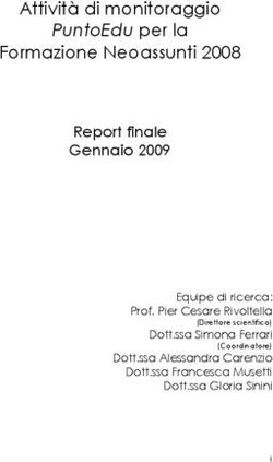 Attività di monitoraggio - PuntoEdu per la