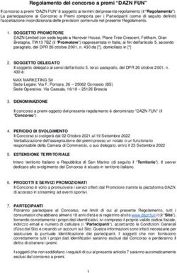 Regolamento del concorso a premi "DAZN FUN"