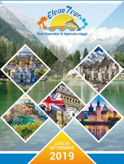 LUGLIO SETTEMBRE - Tour Operator & Agenzia viaggi