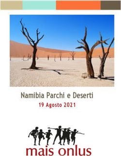 Namibia Parchi e Deserti - 19 Agosto 2021 - MAIS Onlus