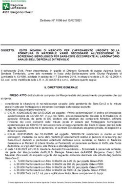 IL DIRETTORE GENERALE - ASST Bergamo Ovest