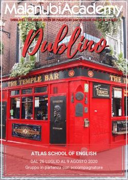 ATLAS SCHOOL OF ENGLISH - DAL 26 LUGLIO AL 9 AGOSTO 2020 Gruppo in partenza con accompagnatore - MalanubiAcademy