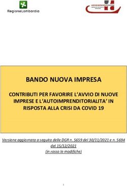 BANDO NUOVA IMPRESA CONTRIBUTI PER FAVORIRE L'AVVIO DI NUOVE IMPRESE E L'AUTOIMPRENDITORIALITA' IN RISPOSTA ALLA CRISI DA COVID 19