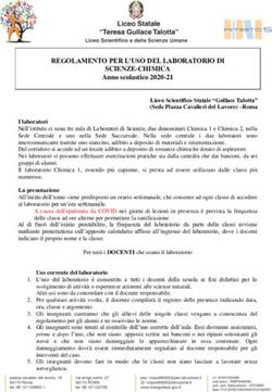 REGOLAMENTO PER L'USO DEL LABORATORIO DI SCIENZE-CHIMICA
