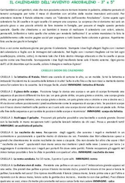 IL CALENDARIO DELL'AVVENTO ARCOBALENO - 3 e 5