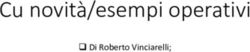 Cu novità/esempi operativi - Di Roberto Vinciarelli; - Ranocchi Napoli