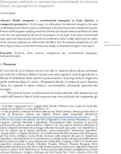 Emergenza sanitaria vs. emergenza costituzionale in America latina: una prospettiva comparata
