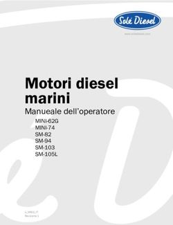 Motori diesel marini Manueale dell'operatore - Introduction