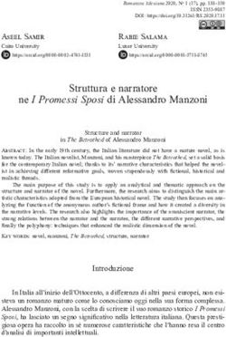 Struttura e narratore ne I Promessi Sposi di Alessandro Manzoni