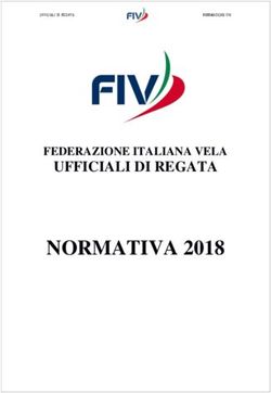 NORMATIVA 2018 UFFICIALI DI REGATA - FEDERAZIONE ITALIANA VELA - Federvela