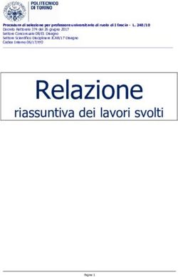 Relazione riassuntiva dei lavori svolti - Servizi Web per l'amministrazione