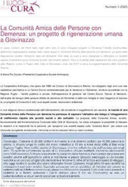 La Comunità Amica delle Persone con Demenza: un progetto di rigenerazione umana a Giovinazzo - I Luoghi ...