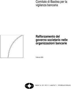 Rafforzamento del governo societario nelle organizzazioni bancarie - Comitato di Basilea per la vigilanza bancaria