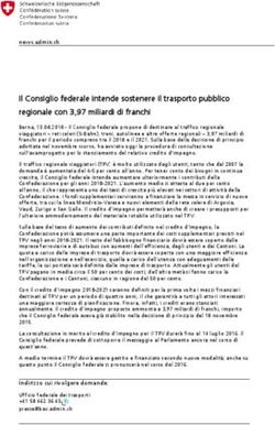 Il Consiglio federale intende sostenere il trasporto pubblico regionale con 3,97 miliardi di franchi