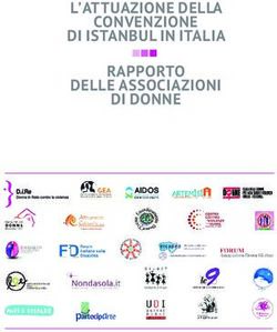 L'ATTUAZIONE DELLA DI ISTANBUL IN ITALIA CONVENZIONE RAPPORTO DI DONNE - DELLE ASSOCIAZIONI - PROIMP_CONVISTANBUL_BANDE.QXP_LAYOUT 1 11/02/19 ...