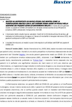 BAXTER HA SUPPORTATO UN NUOVO STUDIO CHE MOSTRA COME LA