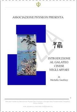 ASSOCIAZIONE PHYSEON PRESENTA - INTRODUZIONE AL GALATEO CINESE NEGLI AFFARI di Michelle Geoffrey
