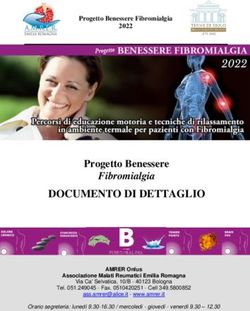 DOCUMENTO DI DETTAGLIO - Progetto Benessere Fibromialgia - Terme di Riolo