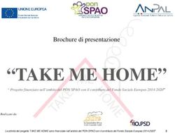 "TAKE ME HOME" Brochure di presentazione - Società Umanitaria