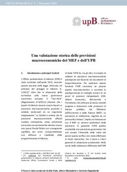 Una valutazione storica delle previsioni macroeconomiche del MEF e dell'UPB