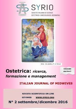 Ostetrica: ricerca, formazione e management - ITALIAN JOURNAL OF MIDWIVES - syrio