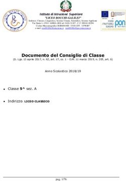 Documento del Consiglio di Classe