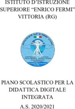 ISTITUTO D'ISTRUZIONE SUPERIORE "ENRICO FERMI" VITTORIA (RG) - PIANO SCOLASTICO PER LA DIDATTICA DIGITALE INTEGRATA A.S. 2020/2021 - IIS ...