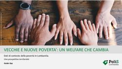 VECCHIE E NUOVE POVERTA': UN WELFARE CHE CAMBIA - Dati di contesto della povert&agrave; in Lombardia. Una prospettiva territoriale Guido Gay - Regione ...