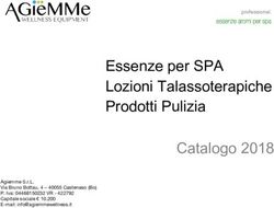 Essenze per SPA Lozioni Talassoterapiche Prodotti Pulizia Catalogo 2018 - professional.