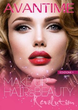 Edizione 1 2019 - My Way | Professional Cosmetics