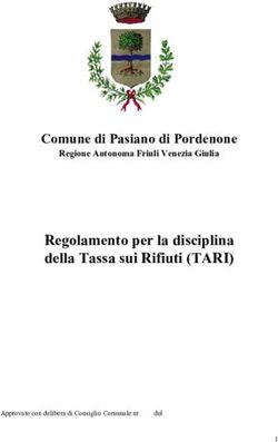 Regolamento per la disciplina della Tassa sui Rifiuti (TARI) - Comune di Pasiano di Pordenone