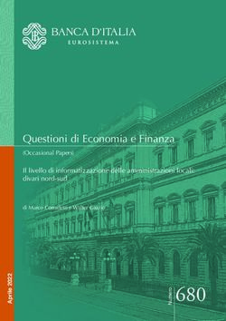 O 680 - Il livello di informatizzazione delle amministrazioni locali: divari nord-sud - Banca d'Italia