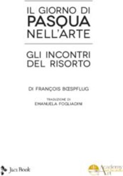 PASQUA NELL'ARTE GLI INCONTRI DEL RISORTO