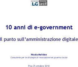 10 anni di e-government - Il punto sull'amministrazione digitale Nicola Melideo